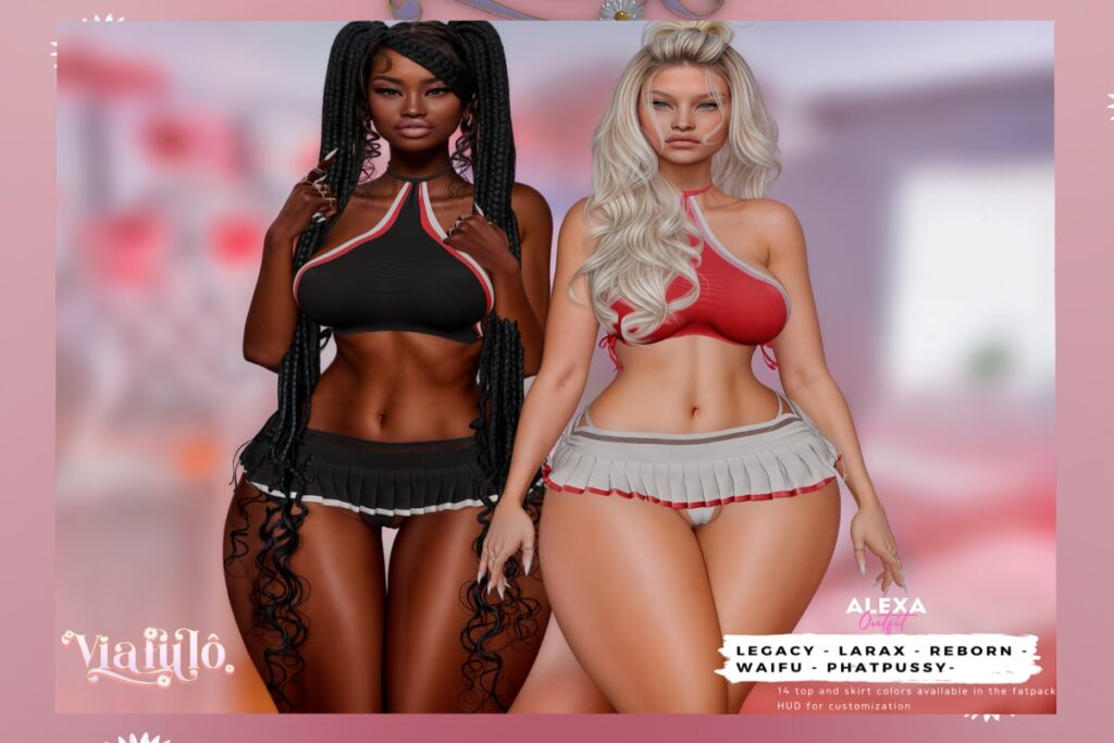 Alexa Outfit - Legacy/MaitreyaX/Reborn/+mods, L$190 each/L$950 FP