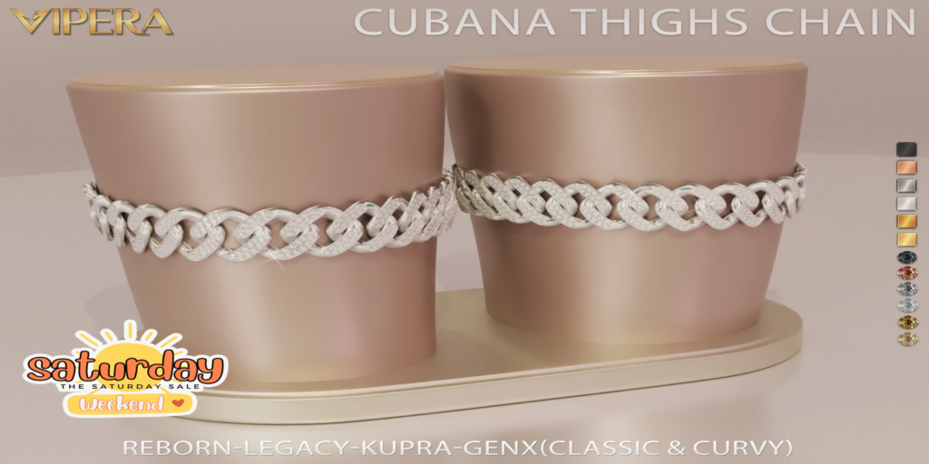 Cubana Thigh Chains - GenX/Inithium/Legacy/Reborn	&lt;a href=&quot;http://maps.secondlife.com/secondlife/Bao/32/203/502&quot; target=&quot;_blank&quot;&gt;Teleport&lt;/a&gt;