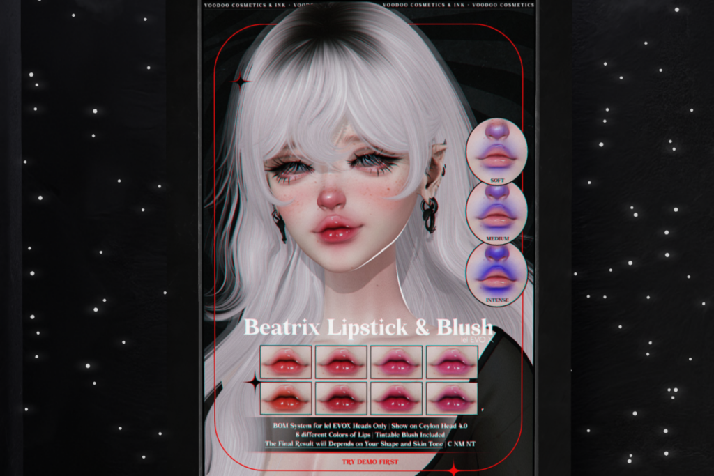 Beatrix Lipstick &amp; Blush - Evo X, L$220