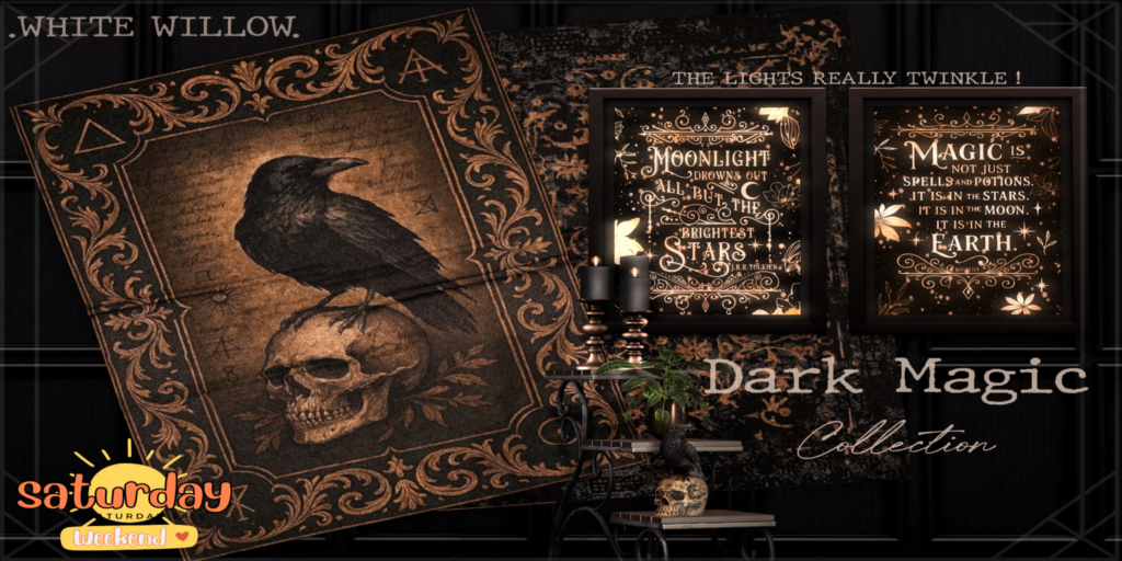 Dark Magic Decor Set	&lt;a href=&quot;http://maps.secondlife.com/secondlife/Endless%20Beauty/125/193/39&quot; target=&quot;_blank&quot;&gt;Teleport&lt;/a&gt;