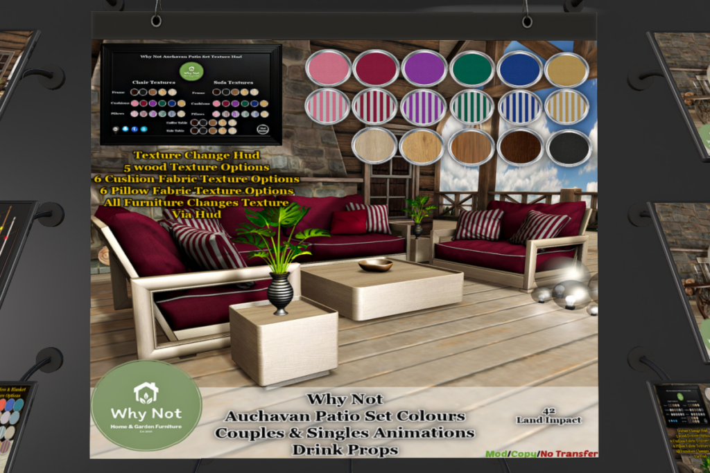 Auchavan Patio Set, L$563
