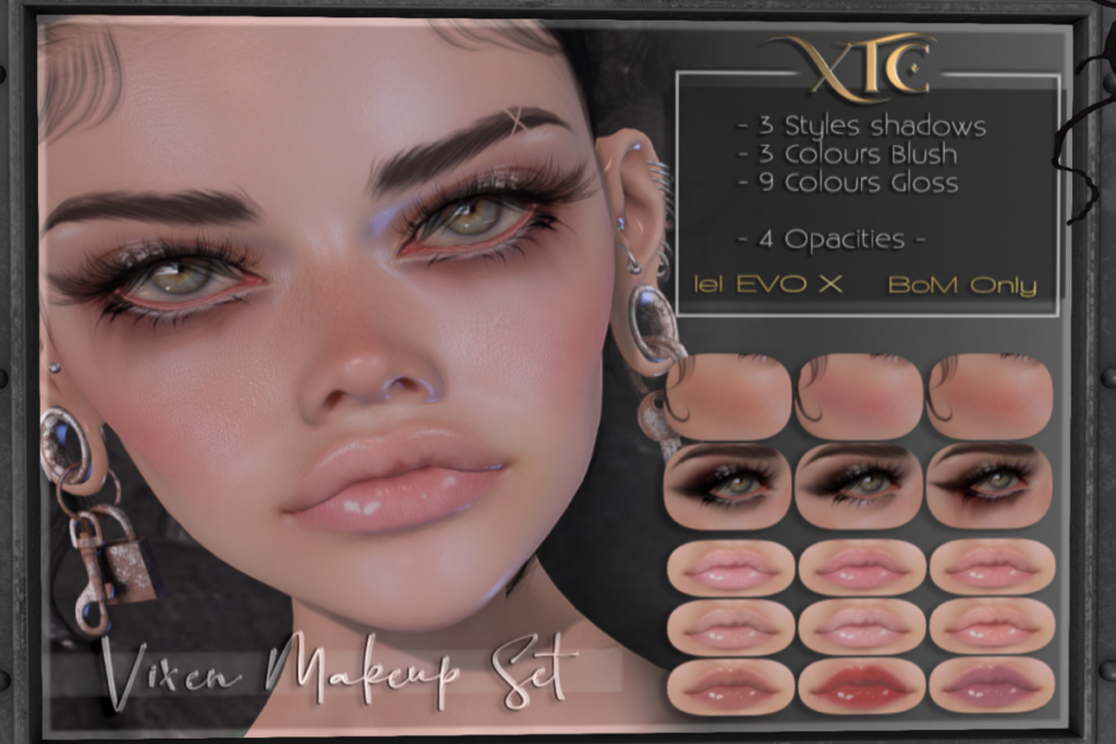 Vixen Makeup Set - EvoX, L$189-L$220 each/L$399 FP