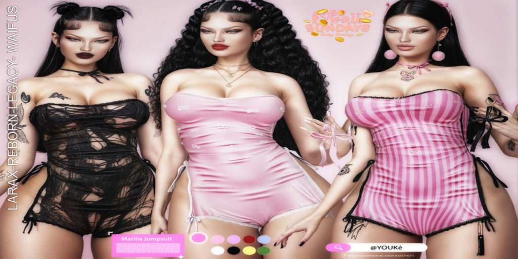 Marilia Jumpsuit - Legacy/MaitreyaX/Reborn/+mods	&lt;a href=&quot;http://maps.secondlife.com/secondlife/Pride%20Isles/117/203/3098&quot; target=&quot;_blank&quot;&gt;Teleport&lt;/a&gt;