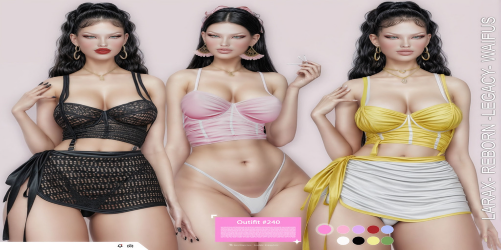 240 Outfit - Legacy/MaitreyaX/Reborn/+mods	&lt;a href=&quot;http://maps.secondlife.com/secondlife/Pride%20Isles/113/205/3098&quot; target=&quot;_blank&quot;&gt;Teleport&lt;/a&gt;