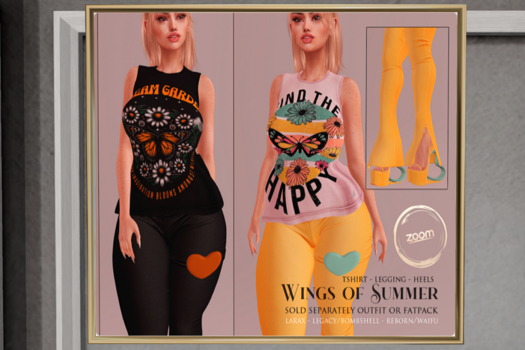 Wings of Summer Set - Legacy/MaitreyaX/Reborn/+mods, L$360 each/L$630 FP