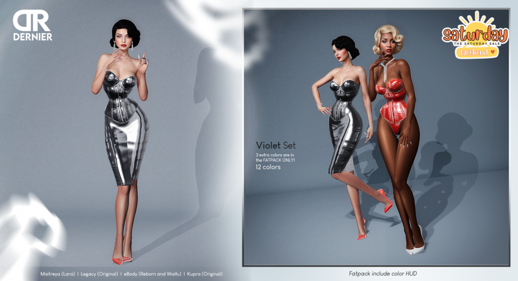 Violet Set - Inithium/Legacy/Maitreya/Reborn/+mods