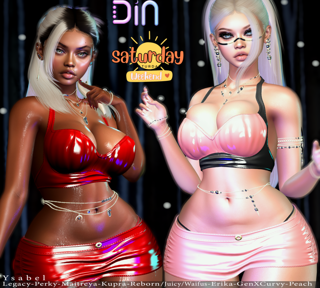 Ysabel Set - Erika/GenX Curvy/Inithium/Legacy/Maitreya/Peach/Reborn/+mods
