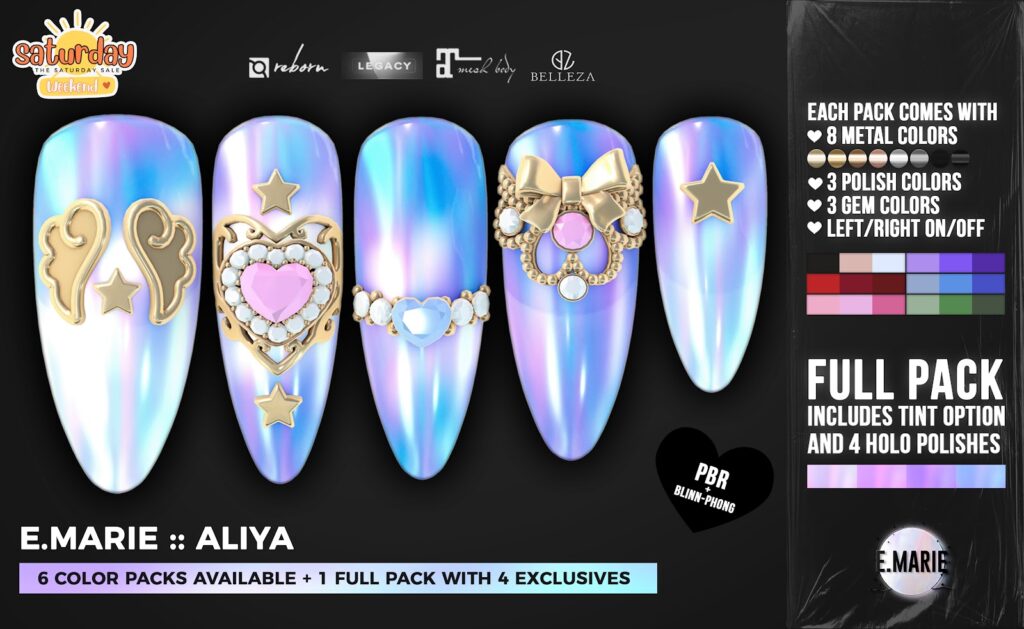 Aliya Nails - Belleza/Legacy/Maitreya/Reborn