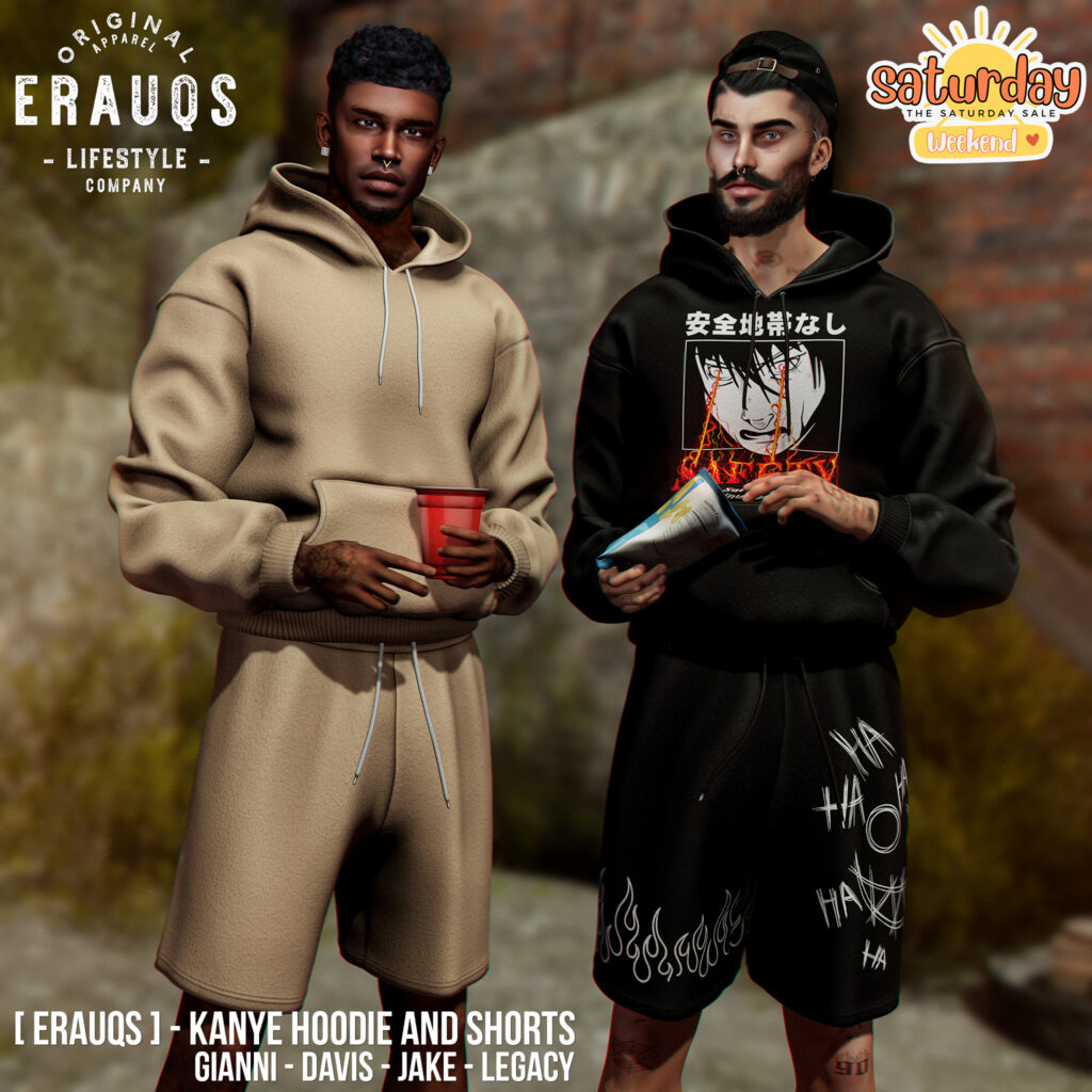 Kanye Hoodie &amp; Shorts - Davis/Gianni/Jake/Legacy