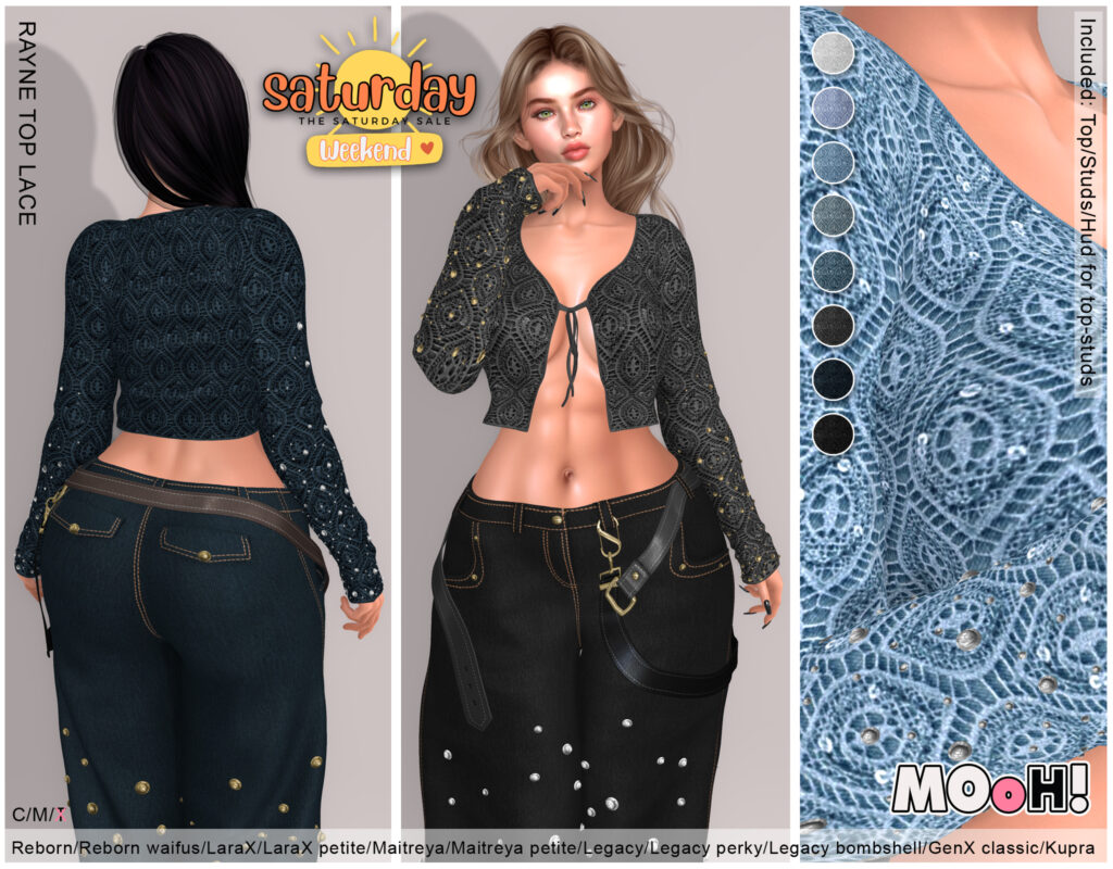 Rayne Lace Top - GenX Classic/Inithium/Legacy/Maitreya/Reborn/+mods