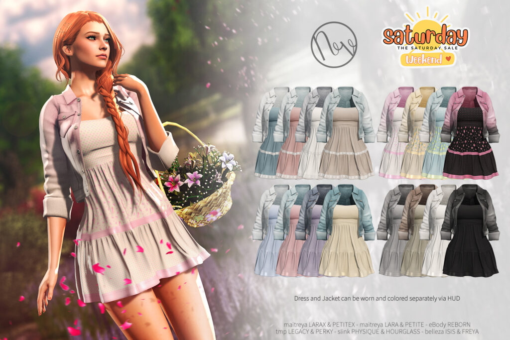 Dress &amp; Jacket - Belleza/Legacy/Maitreya/Reborn/Slink/+mods