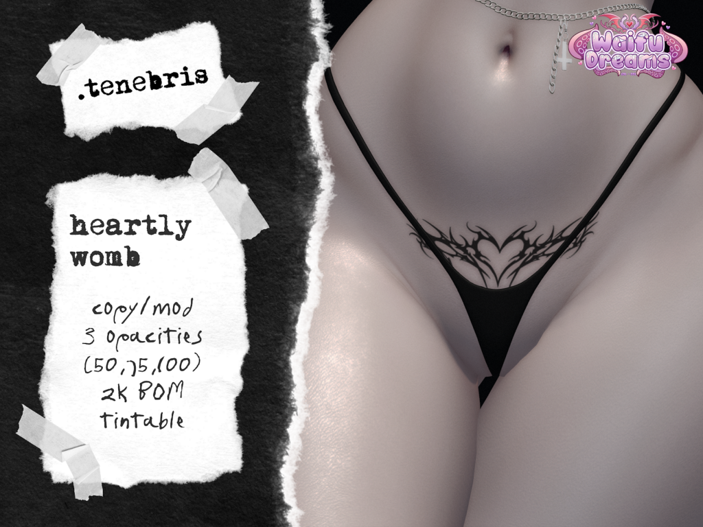 Heartly Womb Tattoo