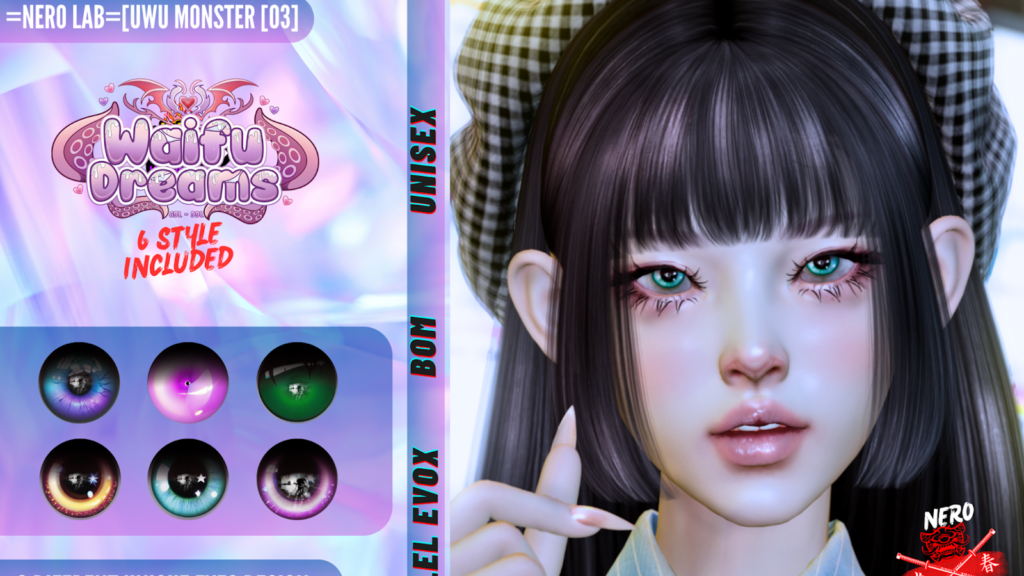 Uwu Monster 03 Eyes - BOM/EvoX