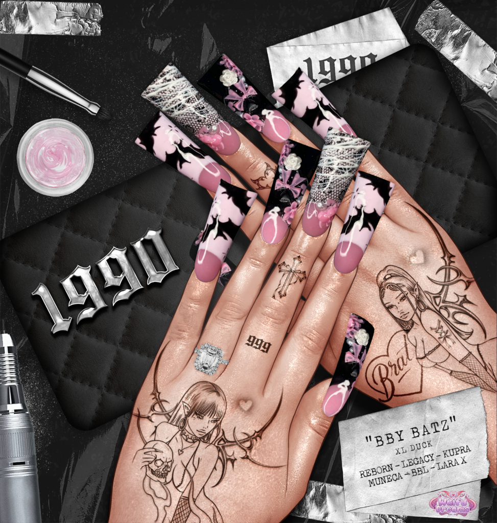 Bby Batz Nails Set - Inithium/Legacy/MaitreyaX/Reborn/Yentements