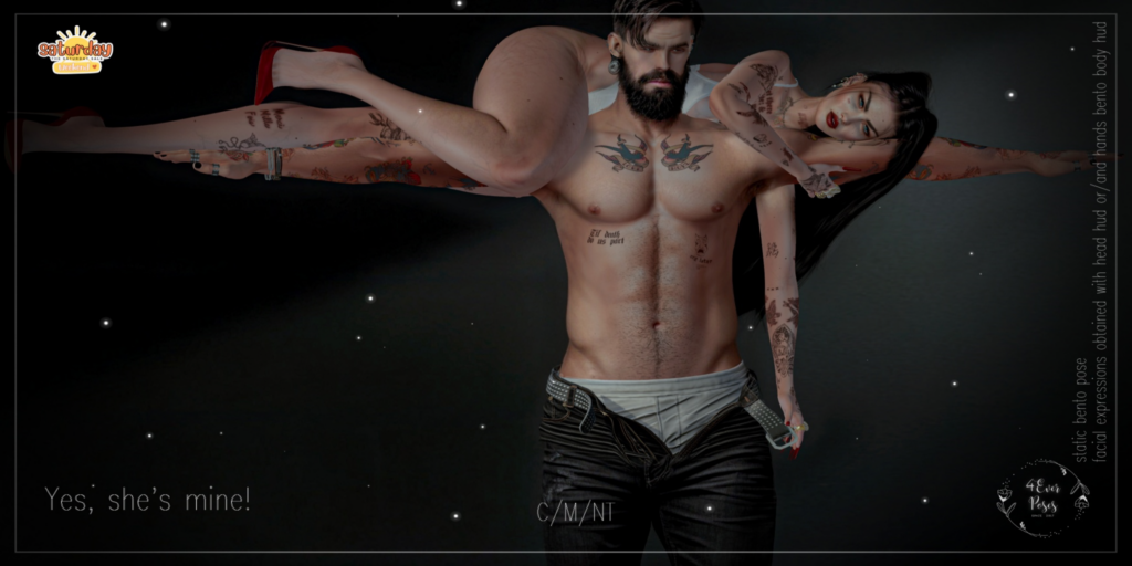 Yes, She&#039;s Mine! Couples Pose	&lt;a href=&quot;http://maps.secondlife.com/secondlife/Famous/182/225/3701&quot; target=&quot;_blank&quot;&gt;Teleport&lt;/a&gt;