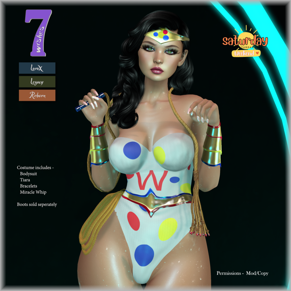 Wonderbred Woman Costume - Legacy/MaitreyaX/Reborn	&lt;a href=&quot;http://maps.secondlife.com/secondlife/Leather%20and%20Lace/227/95/2201&quot; target=&quot;_blank&quot;&gt;Teleport&lt;/a&gt;