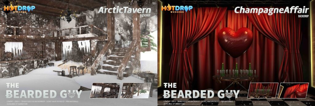 Artic Tavern &amp; Champagne Affair Backdrops