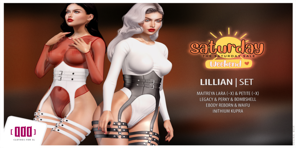 Lillian Set - Inithium/Legacy/Maitreya/Reborn/+mods	&lt;a href=&quot;http://maps.secondlife.com/secondlife/ADD/150/131/28&quot; target=&quot;_blank&quot;&gt;Teleport&lt;/a&gt;