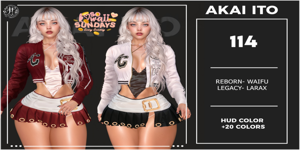 114 Outfit - Legacy/MaitreyaX/Reborn/+mods	&lt;a href=&quot;http://maps.secondlife.com/secondlife/Woodland%20Realm/67/35/21&quot; target=&quot;_blank&quot;&gt;Teleport&lt;/a&gt;