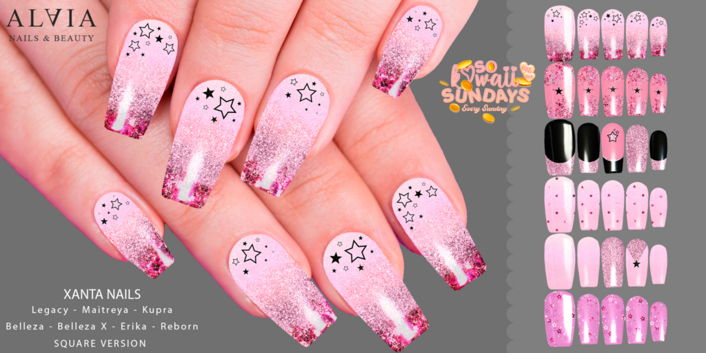 Xanta Mesh Nails - see ad for fits	&lt;a href=&quot;http://maps.secondlife.com/secondlife/Mellor/99/200/26&quot; target=&quot;_blank&quot;&gt;Teleport&lt;/a&gt;