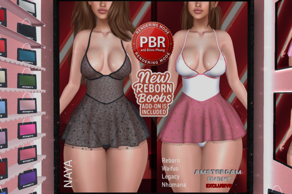 Naya Outfit - Legacy/MaitreyaX/Nhumana/Reborn/+mods, L$199 each/L$799 FP