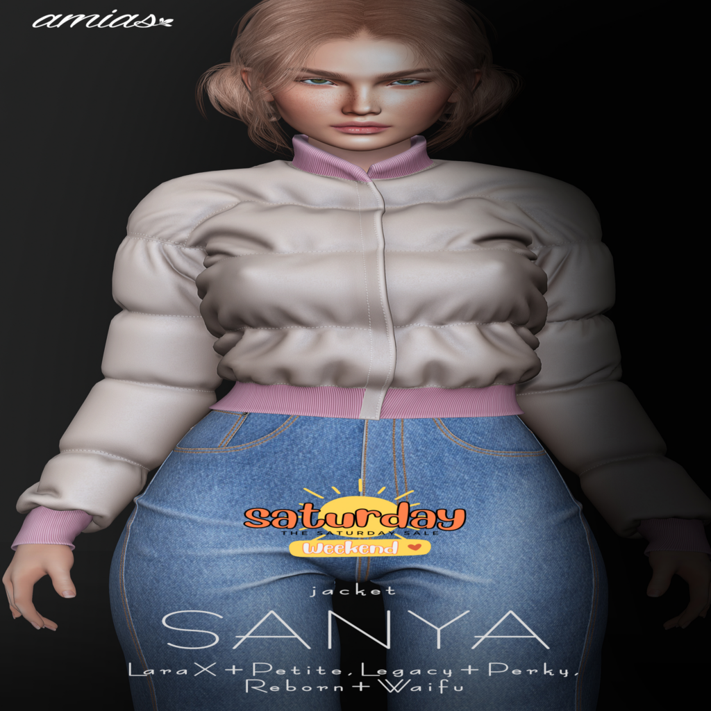 Sanya Jacket - Legacy/MaitreyaX/Reborn/+mods	&lt;a href=&quot;http://maps.secondlife.com/secondlife/Cartier/149/115/1387&quot; target=&quot;_blank&quot;&gt;Teleport&lt;/a&gt;