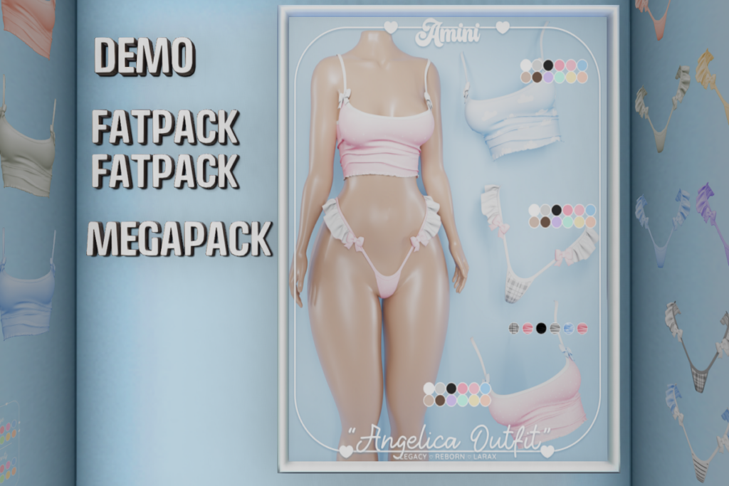 Angelica Top and Panties - Legacy/MaitreyaX/Reborn, L$295 each/L$1599 each FP/L$2799 MP