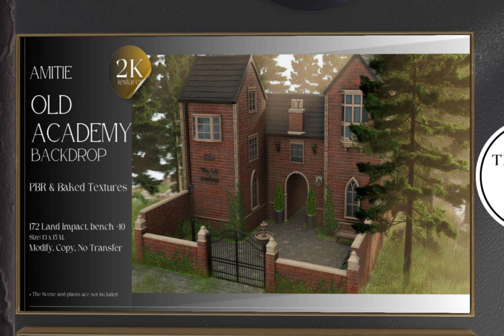 Old Academy Backdrop, L$595