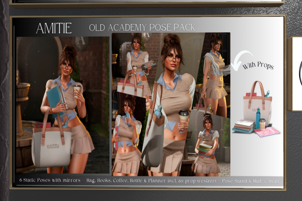 Old Academy Posepack, L$345