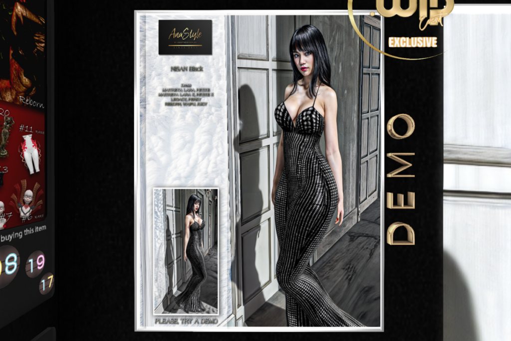 Nisan Dress - Legacy/Maitreya/Reborn/+mods, L$150 each/L$740 FP