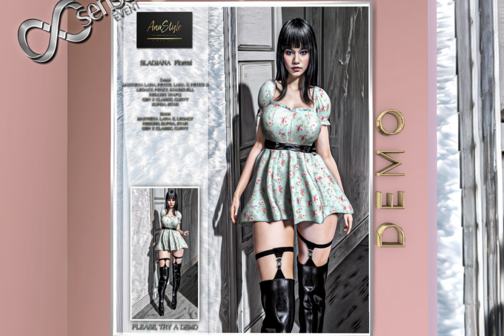 Sladjana Dress, Garter Socks, &amp; Boots - GenX/Inithium/Legacy/Maitreya/Reborn/Star/+mods, L$150-L$199 each/L$1250 FP