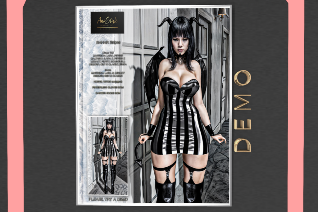 Bahar Set - Erika/GenX Classic/Legacy/Maitreya/Reborn/+mods, L$120-L$199 each/L$840 FP