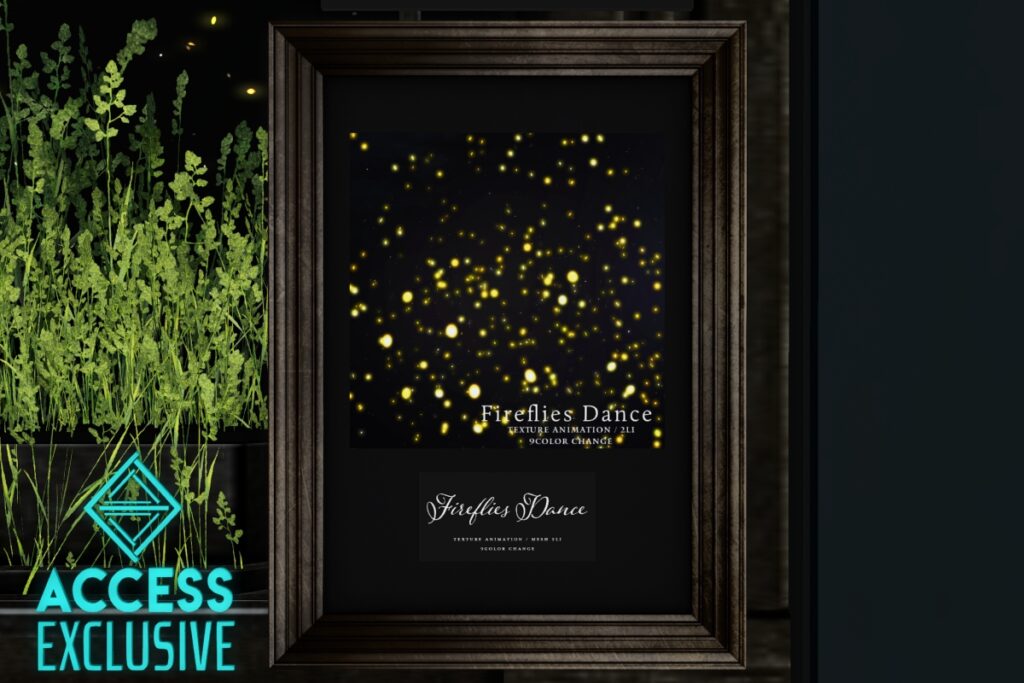 Fireflies Dance Texture Animation Decor, L$329