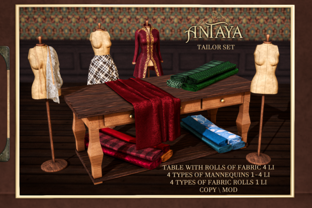 Tailor Set Table, L$499