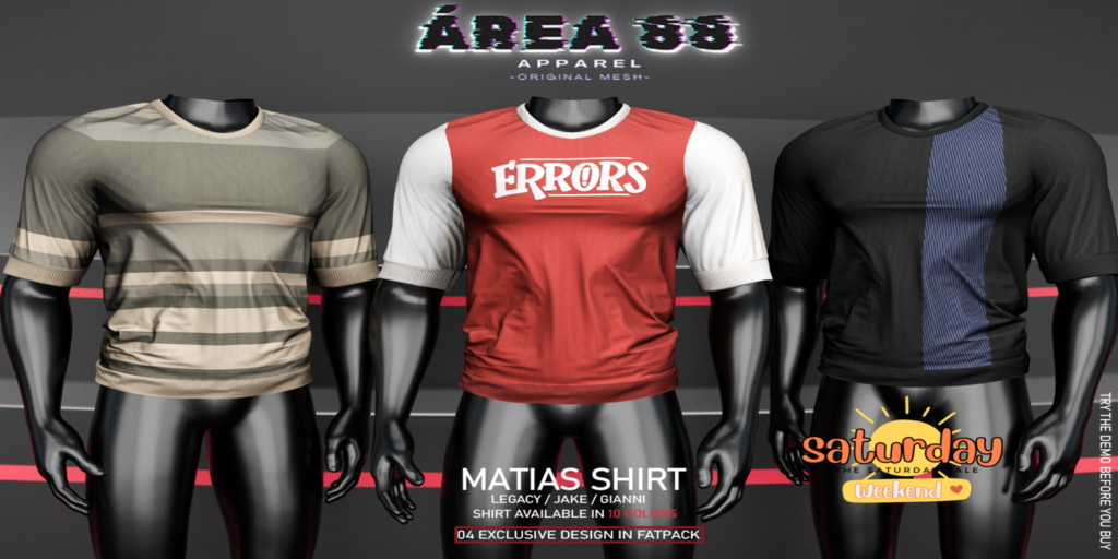 Matias Shirt - Gianni/Jake/Legacy	&lt;a href=&quot;http://maps.secondlife.com/secondlife/Birdcage/185/98/2802&quot; target=&quot;_blank&quot;&gt;Teleport&lt;/a&gt;
