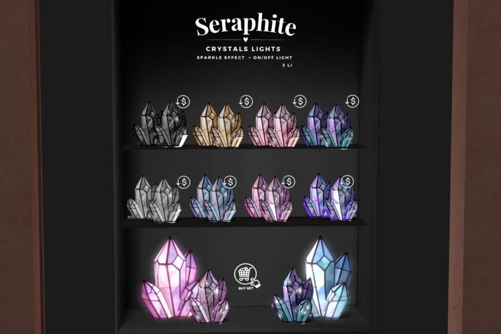 Seraphite Crystal Lights, L$199 each