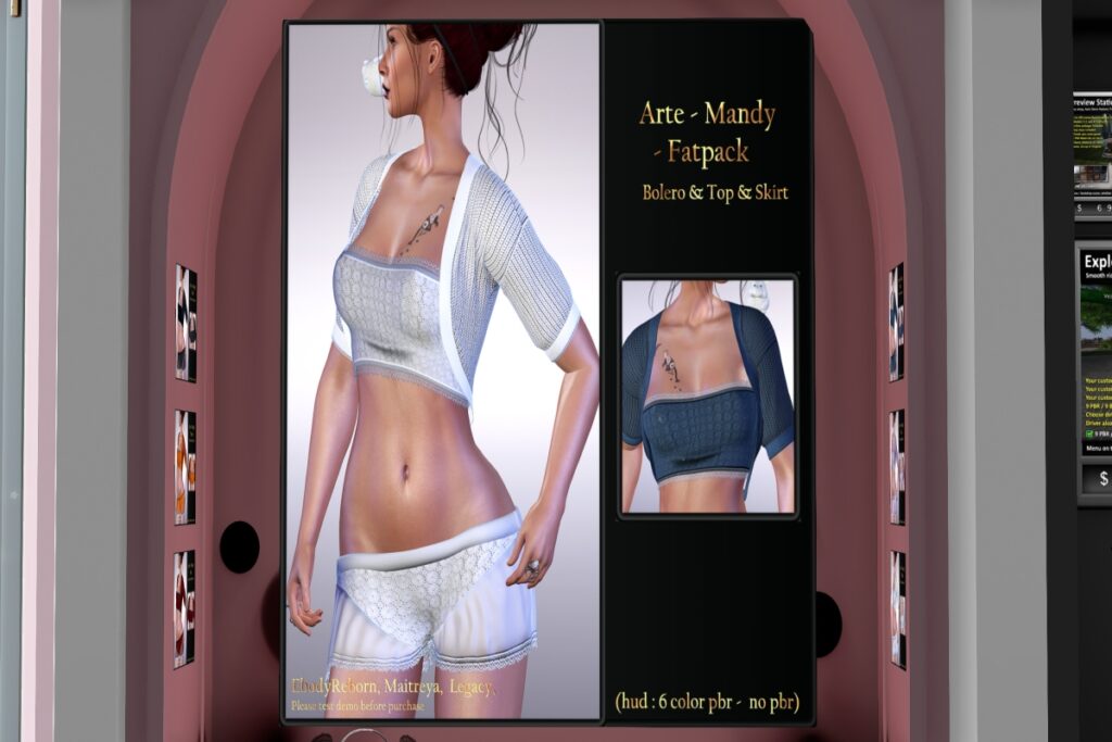 Mandy Outfit - Legacy/Maitreya/Reborn, L$399 each/L$1299 FP