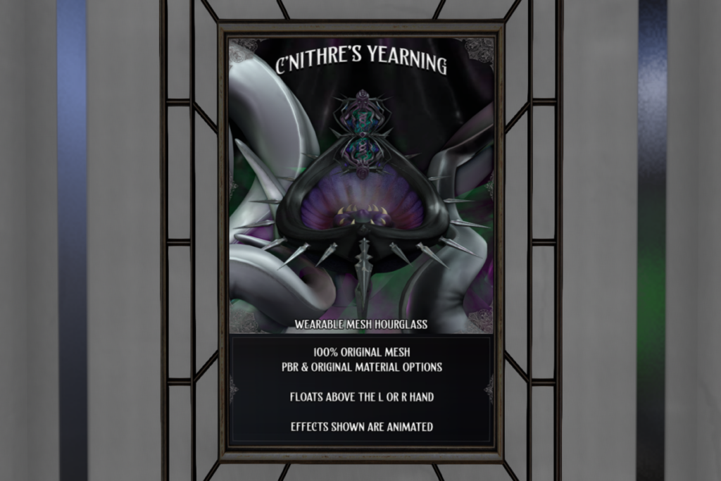 C&#039;nithre&#039;s Yearning Wearable Hourglass, L$325