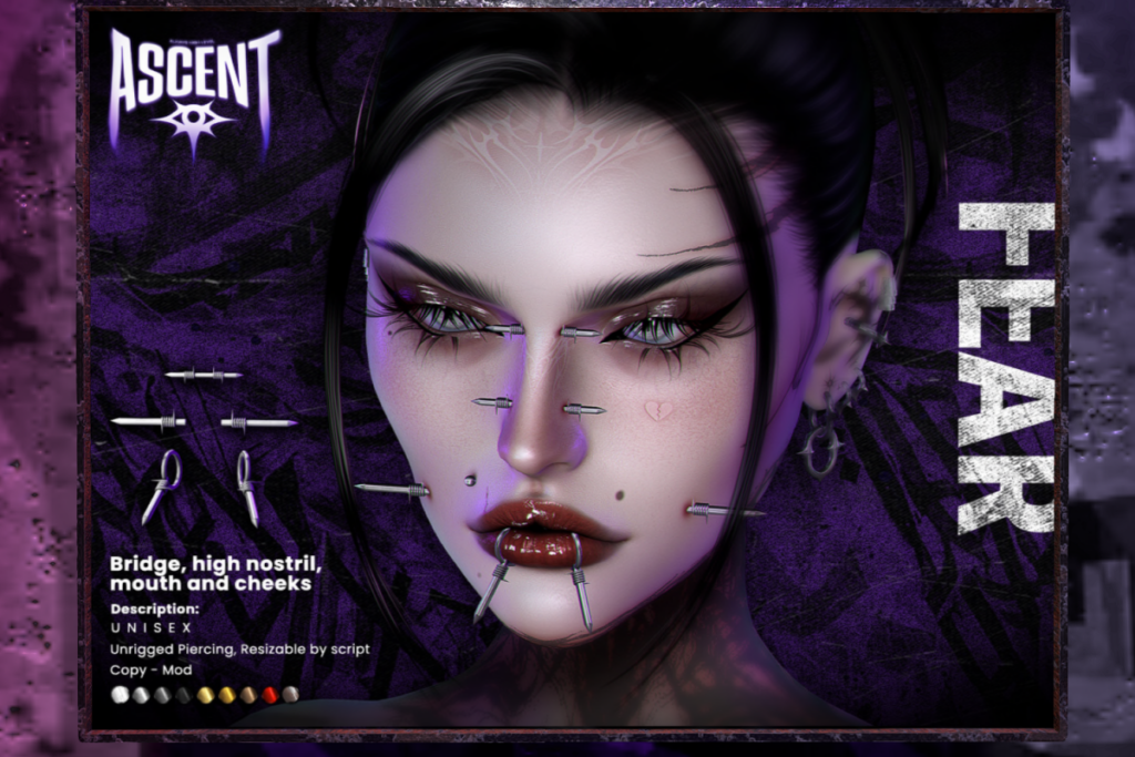 Fear Piercings, L$275