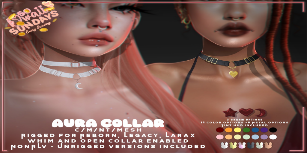 Aura Collar - Legacy/MaitreyaX/Reborn/Unrigged	&lt;a href=&quot;http://maps.secondlife.com/secondlife/Deux%20Chevaux/210/216/2444&quot; target=&quot;_blank&quot;&gt;Teleport&lt;/a&gt;
