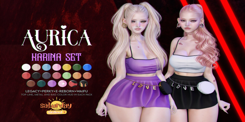 Karina Set - Legacy/Reborn/+mods	&lt;a href=&quot;http://maps.secondlife.com/secondlife/Crystal%20Isle/168/140/60&quot; target=&quot;_blank&quot;&gt;Teleport&lt;/a&gt;