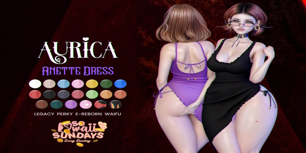 Anette Dress - Legacy/Reborn/+mods	&lt;a href=&quot;http://maps.secondlife.com/secondlife/Crystal%20Isle/168/140/60&quot; target=&quot;_blank&quot;&gt;Teleport&lt;/a&gt;