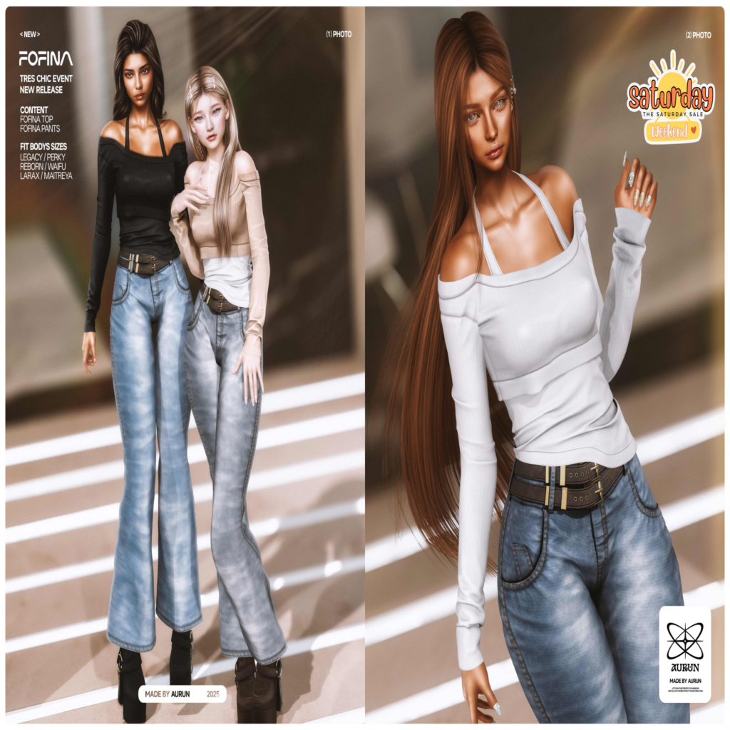 Fofina Top &amp; Pants - Legacy/Maitreya/Reborn/+mods	&lt;a href=&quot;http://maps.secondlife.com/secondlife/Perfectland/228/160/2531&quot; target=&quot;_blank&quot;&gt;Teleport&lt;/a&gt;