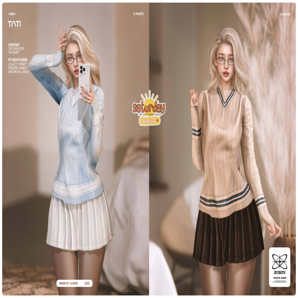 Tati Set - Legacy/Maitreya/Reborn/+mods	&lt;a href=&quot;http://maps.secondlife.com/secondlife/Perfectland/231/161/2531&quot; target=&quot;_blank&quot;&gt;Teleport&lt;/a&gt;