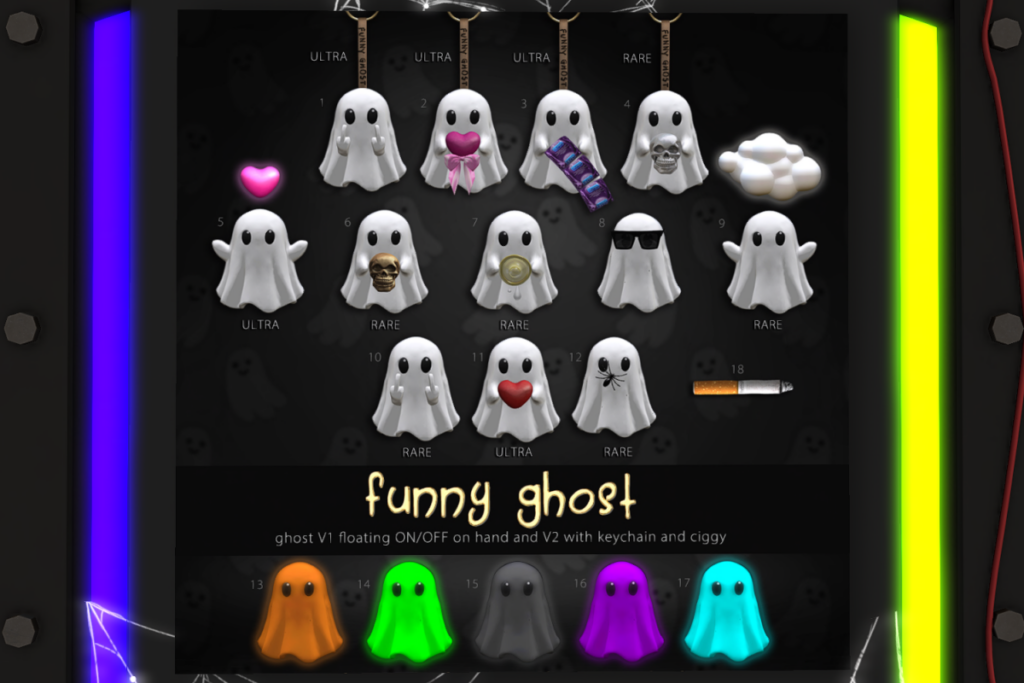 Funny Ghost Holdable, L$75 per play