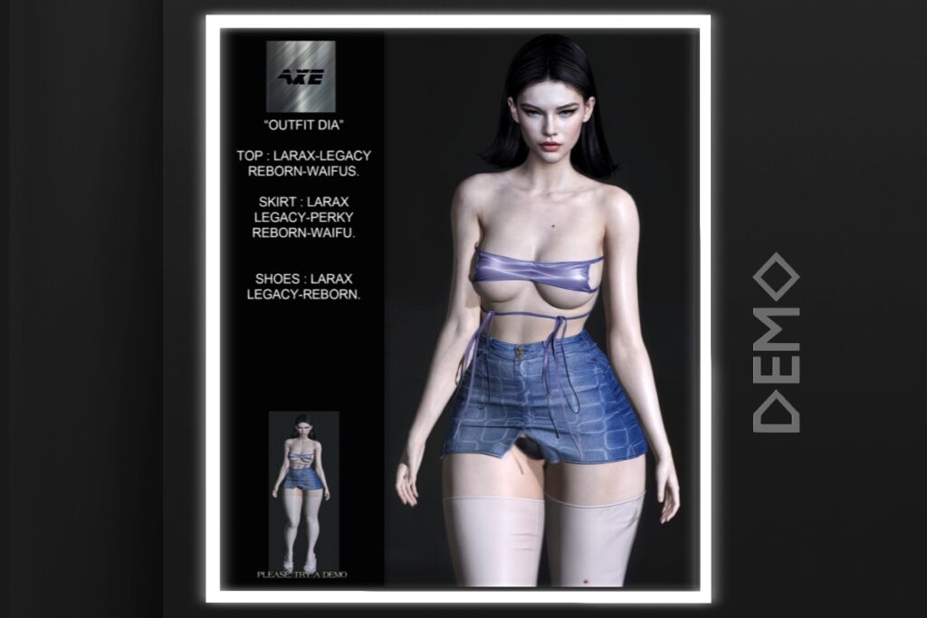 Dia Outfit - Legacy/MaitreyaX/Reborn/+mods, L$150-L$170 each/L$599 each FP