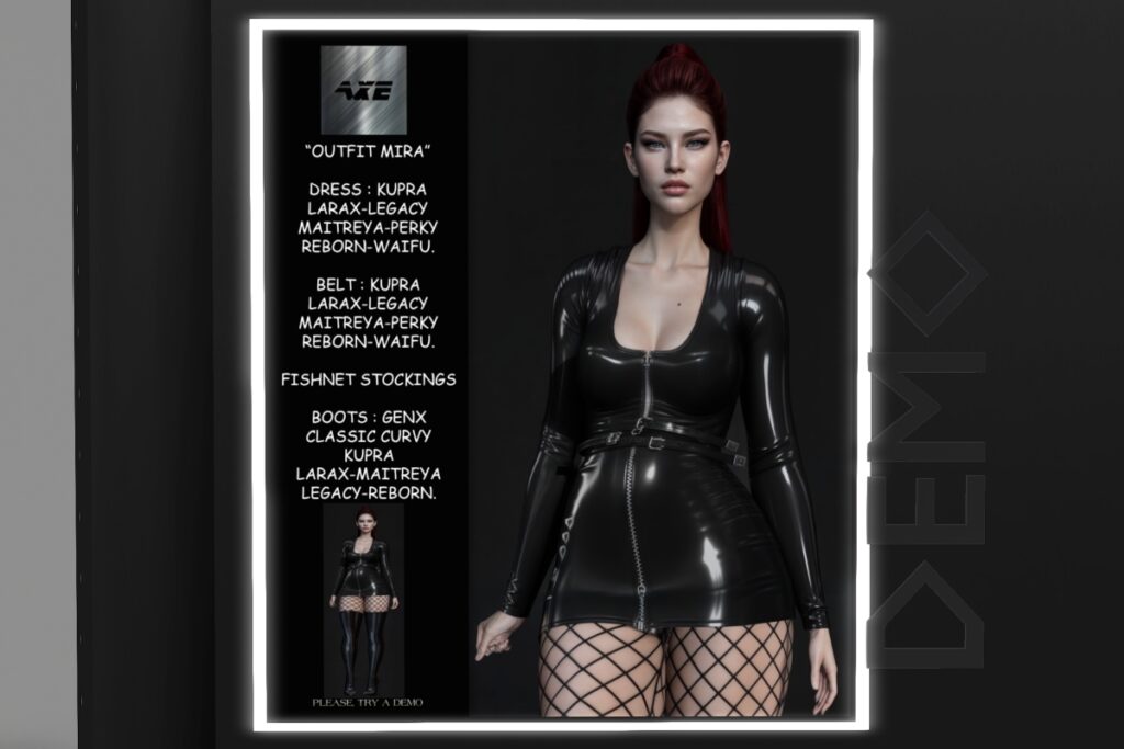 Mira Outfit - Inithium/Legacy/Maitreya/Reborn/+mods, L$150 each/L$