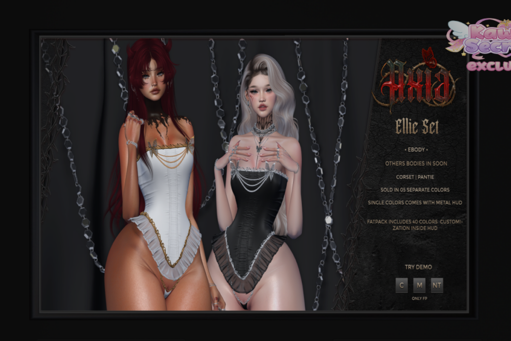 Ellie Set - Reborn, L$350 each/L$1250 FP