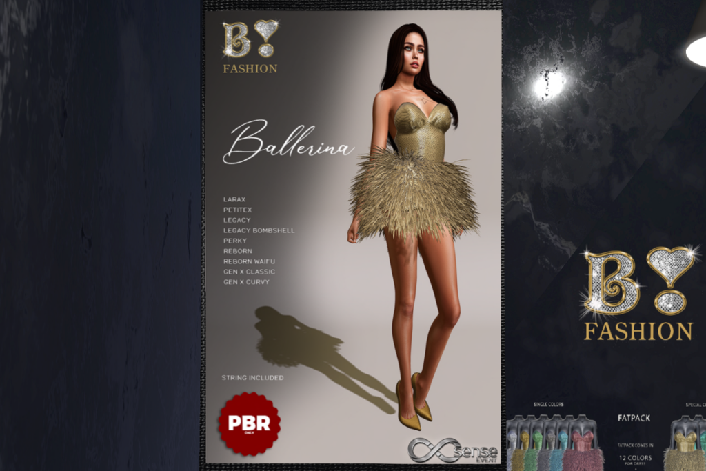 Ballerina Dress - GenX/Legacy/MaitreyaX/Reborn/+mods, L$450 each/L$990 FP