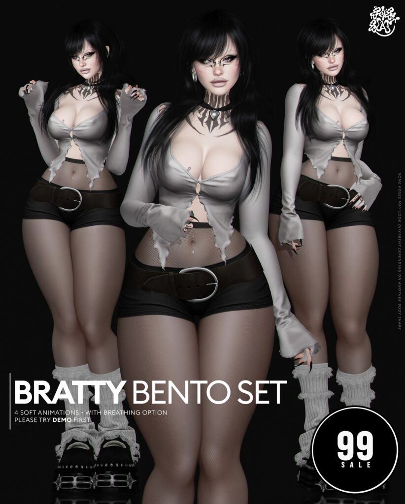 Bratty Pose Set	&lt;a href=&quot;http://maps.secondlife.com/secondlife/Cult%20Grounds/16/23/1022&quot; target=&quot;_blank&quot;&gt;Teleport&lt;/a&gt;
